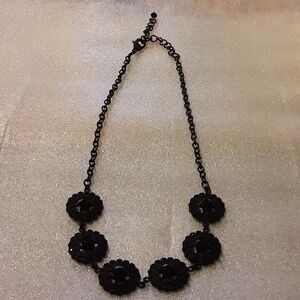Black Heavy Fashion Necklace